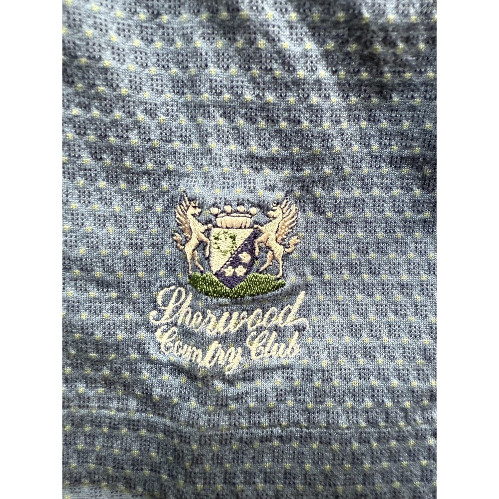 Nike Tiger Woods Polo Shirt Mens 2XL Blue Golf Williams World Challenge Sherwood - Picture 10 of 16
